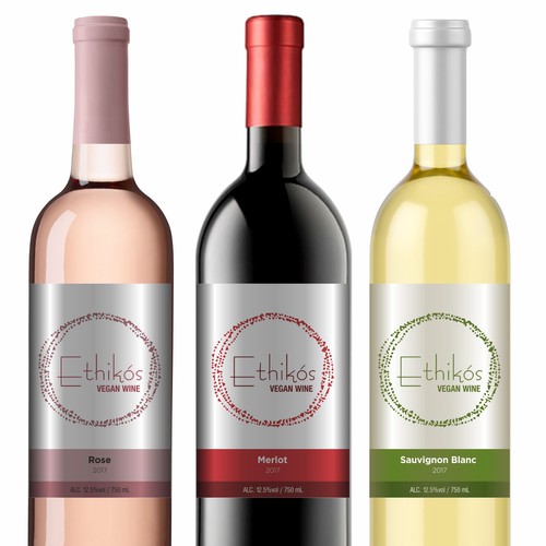 Vegan Wine Label | Product label contest