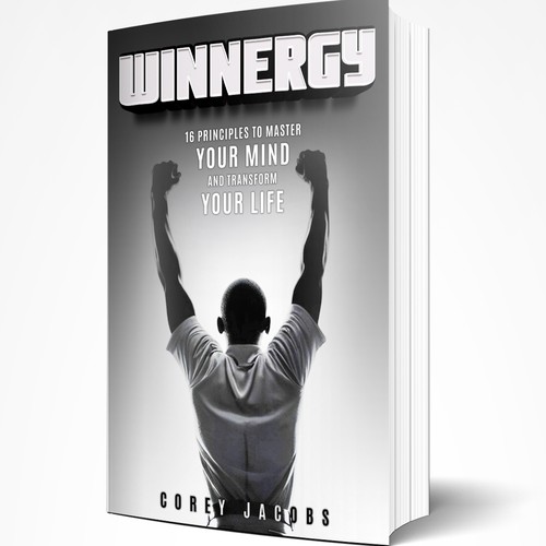 Design a sleek book cover for a man who wants to transform your mind and life! Design by Austin Studios