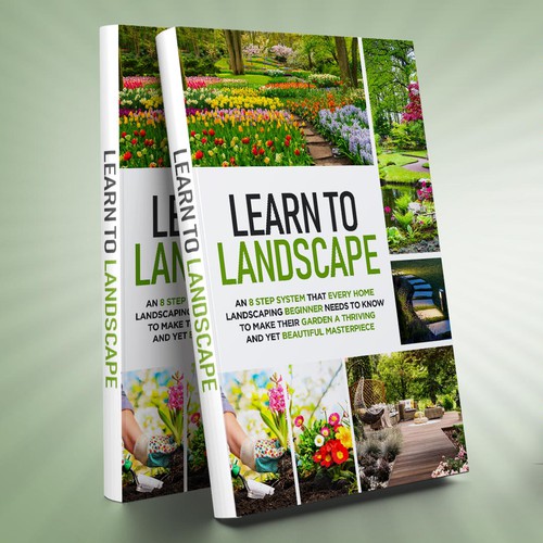 LOOKING FOR A UNIQUE AND BEAUTIFUL BOOK COVER DESIGN FOR A HOME LANDSCAPING BOOK Design by IDEA Logic✅✅✅✅