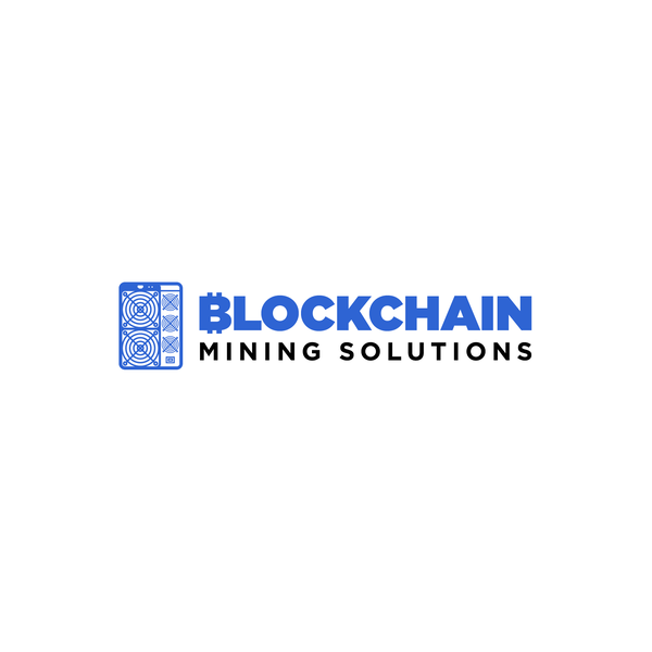 Design by Pure Design ⚡️ titled "Blockchain Mining Solutions"