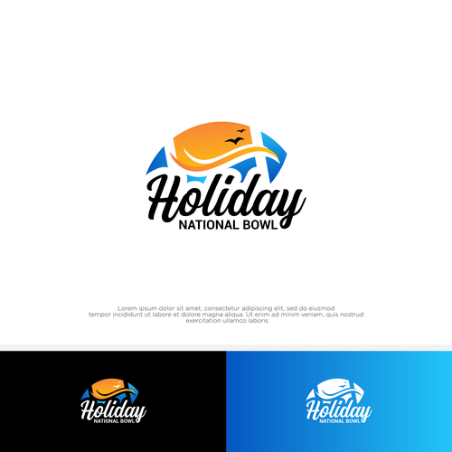 Holiday Bowl Logo Design by rzaltf