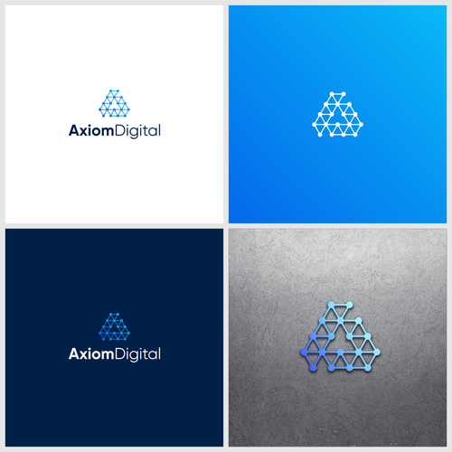 axiom digital logo design Design by Kazutr1an