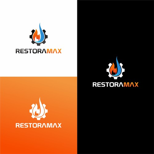 Restoration Company Branding. Design by Lahia