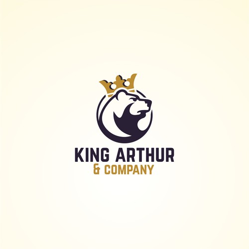 Need an iconic bear logo for King Arthur & Company. Design by Zamzami