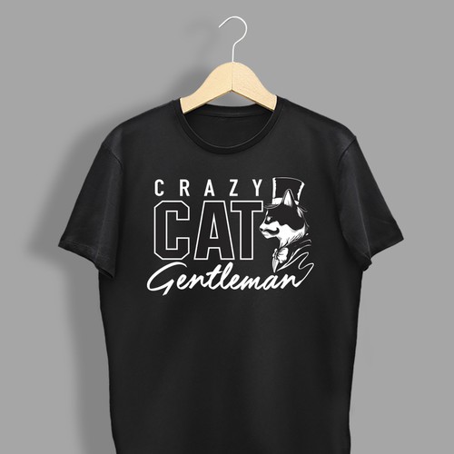 Crazy cat on sale gentleman t shirt