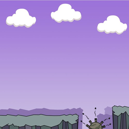 Iphone Game Design like Tiny wings-ontwerp door HendriHanSyah