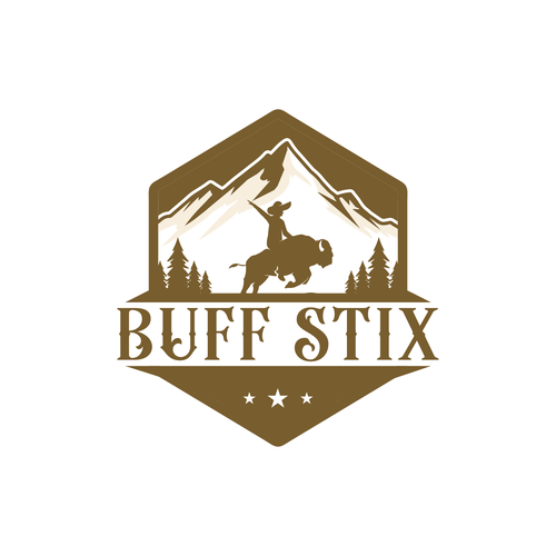 Buff Stix...Lean, Delicious, Buffalo Strong. Design by samsoel