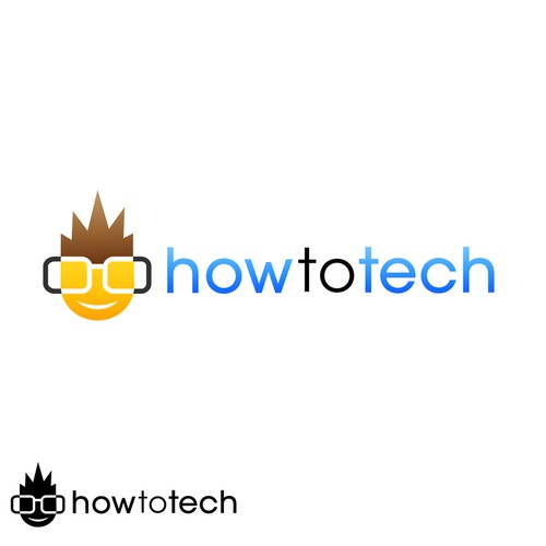 Create the next logo for HowToTech. Diseño de elmostro