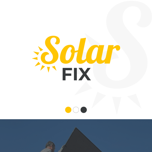 help us reveal the newest face of the solar repair industry - SolarFix Design by C.K. Desiigns