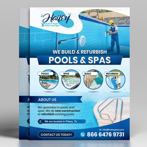 Design Pool Flyer por Maximillian