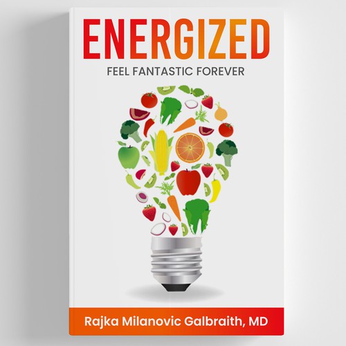 Design a New York Times Bestseller E-book and book cover for my book: Energized Design por icon89GraPhicDeSign