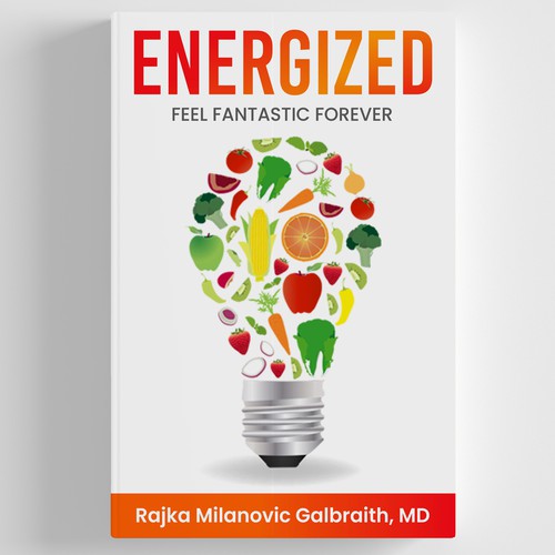 Design a New York Times Bestseller E-book and book cover for my book: Energized Design by icon89GraPhicDeSign