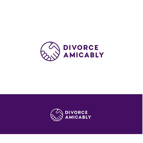 Logo for a new, healthy way for reasonable people to divorce Design by rinsku