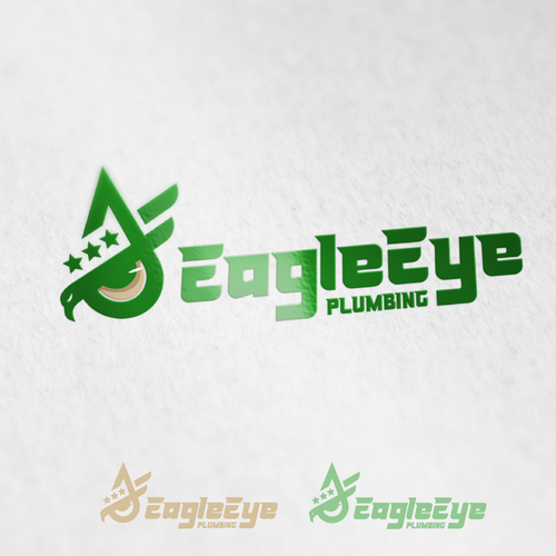 Eye catching and very marketable logo for plumbing company. The company name is Eagle Eye Plumbing Design by beeny