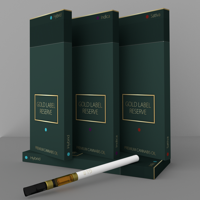 High End Cannabis Vape Pen | Product label contest