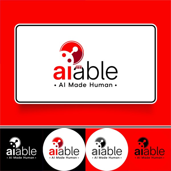 AiAble Logo Design