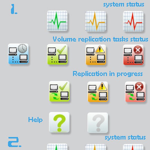 Servers Storage Company Needs A New Button Or Icon ボタン アイコン コンペ 99designs