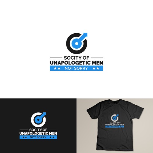 We need a bold,in your face design promoting the unapologetic man! Design by BrandHikes