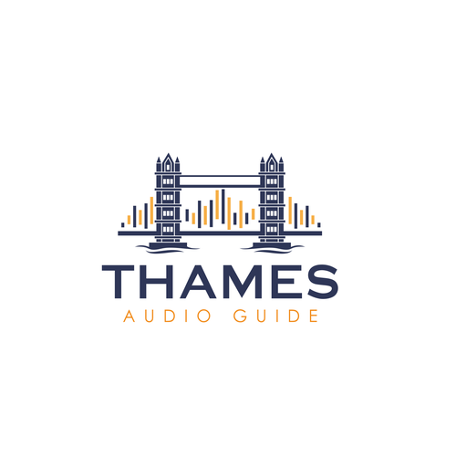 New logo for tourist audio guide of the Thames in London Design by Last3™