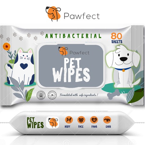 PAWFECT--the perfect pet brand Design by Ozike