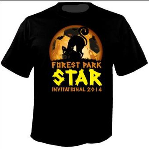 Halloween themed soccer tournament Tshirt contest