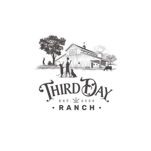 Capture essence of Texas ranch experience in new Third Day Ranch logo Design by Epiphanie