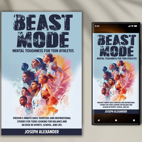 Beast Mode - Book cover design for teen mental toughness Design by Minimal Work