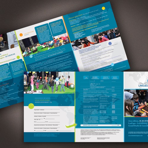 brochure design for Fête des Langues et Cultures – Languages & Cultures Festival  Design por emig