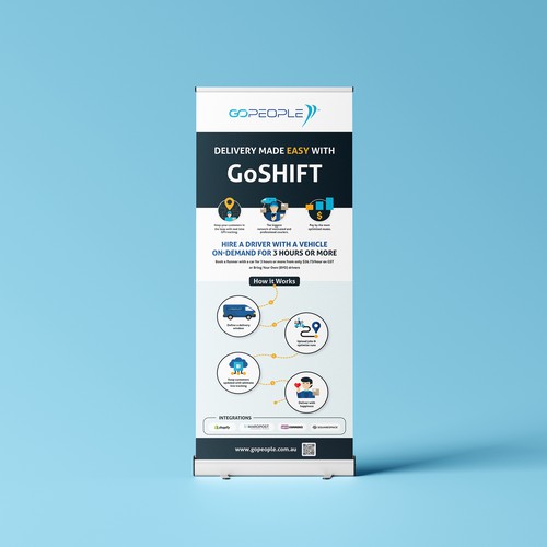 Designs | GoPeople Banners | Signage contest