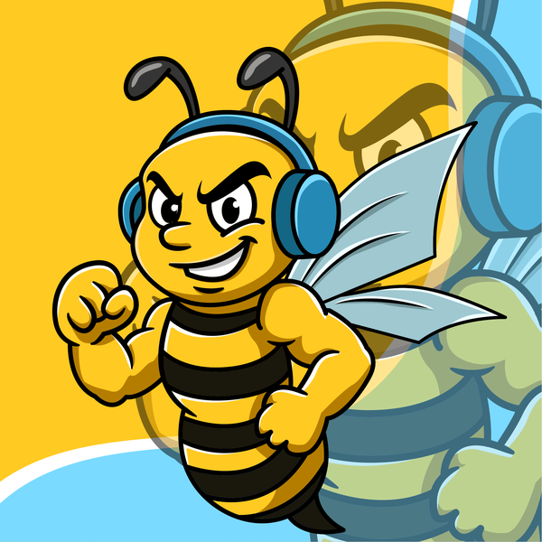 Diseño de Ḉvx ѦĮęxẑα ♥ titulado "Cartoon bee mascot"