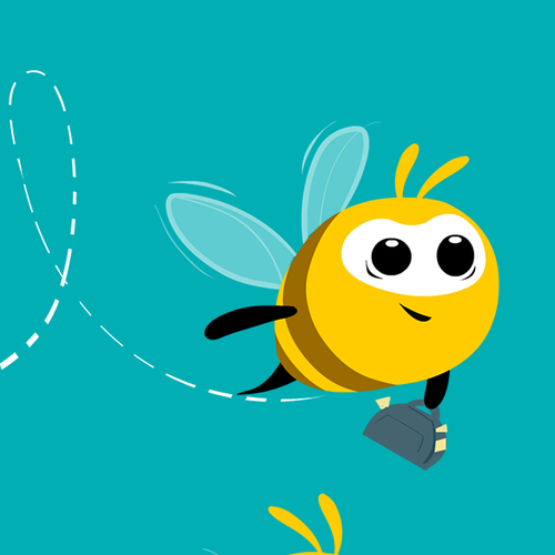 Create a bee mascot for Portalbuzz ad campaigns Design por Manoj Kharade
