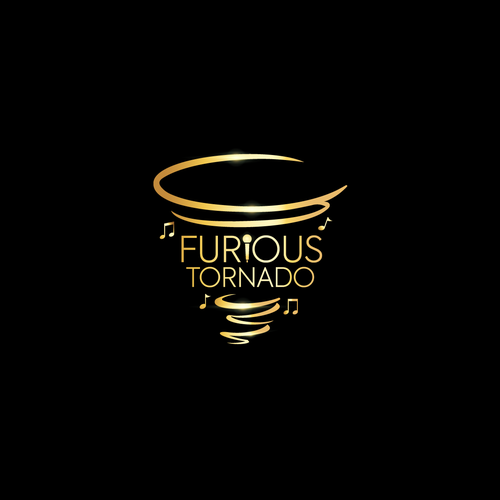 Furious Tornado Logo - New Way of Performing Live Music Design by Java Chief