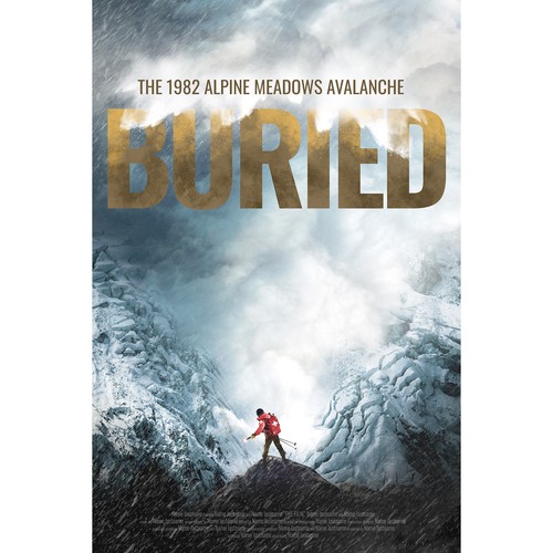 Movie poster for "Buried: The True Story of a Deadly Avalanche" Design von WooTKdesign