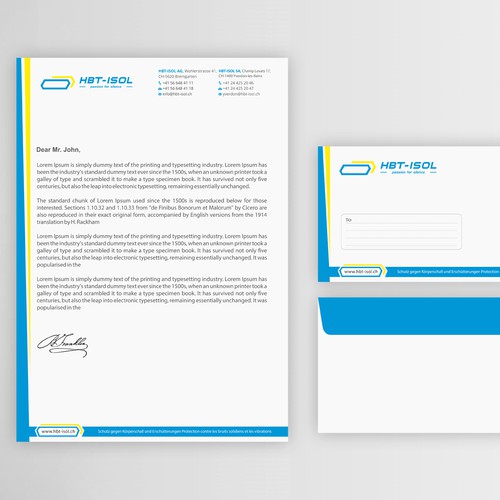 Implement the new logo on all our business papers Design by Dipenshah