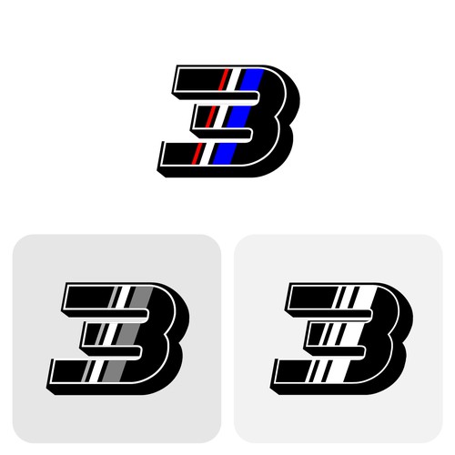 We need a logo that features the number 3 Design by Jarvard