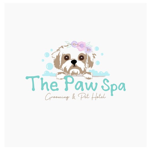 Classic, creative , professional…. The Paw spa , grooming and luxury pet hotel Design by zuley0011