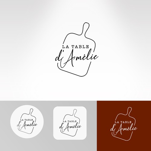 "Logo creation for young cater of take away in Brussel" winning Logo design