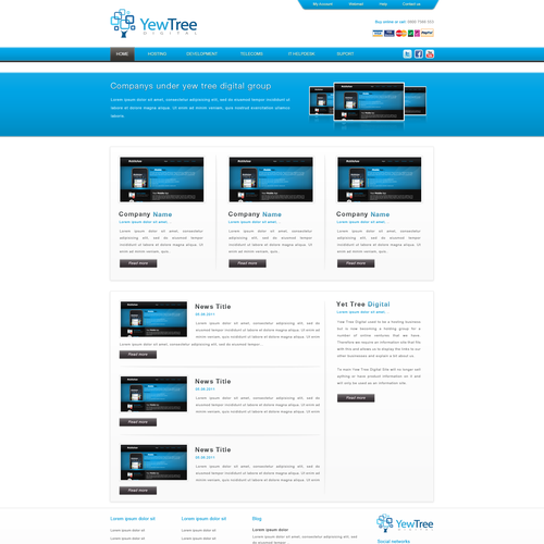 Yew Tree Digital Limited needs a new website design Diseño de DOM Studio
