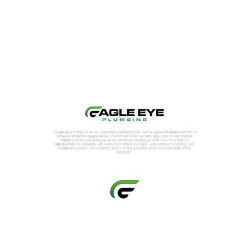Eye catching and very marketable logo for plumbing company. The company name is Eagle Eye Plumbing Design by ElVano_Eiji ✔