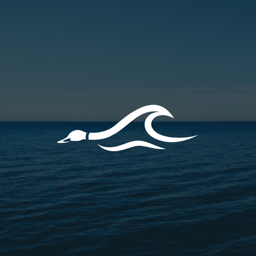 Design di Coastal lifestyle brand featuring a mallard duck and wave, appeal to outdoor enthusiasts and surfers di muuter