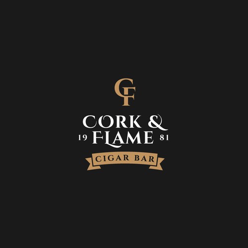 Design a Modern Cigar Bar logo with a touch of class Design by Artur Zherdetskii