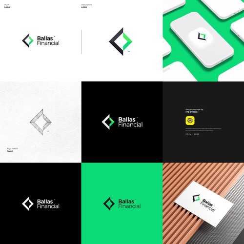 Design a powerful logo for Ballas Financial Design by FF3 ˢᵗᵘᵈⁱᵒ