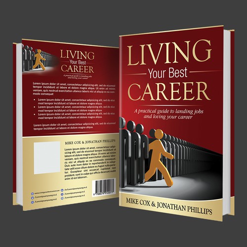 Design inspirational book cover for career-changing book Design by Lizaa