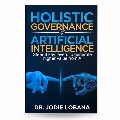 Man and Machine interaction - Book cover needed for Governance of Artificial Intelligence Design von anisha umělec