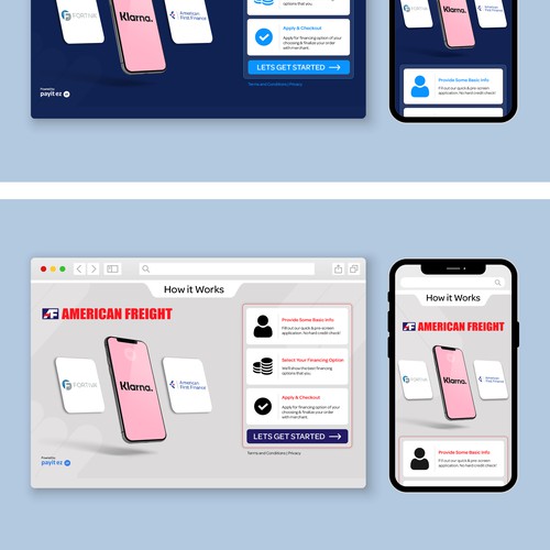 Landing page design contest entry by D'Sign™