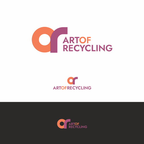 Logo design for a brand-new design and art project within tire recycling. Design by helcapitano