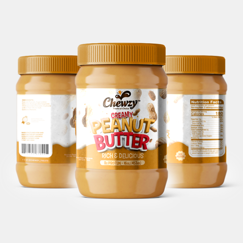 Peanut Butter Label Design by Martil Media