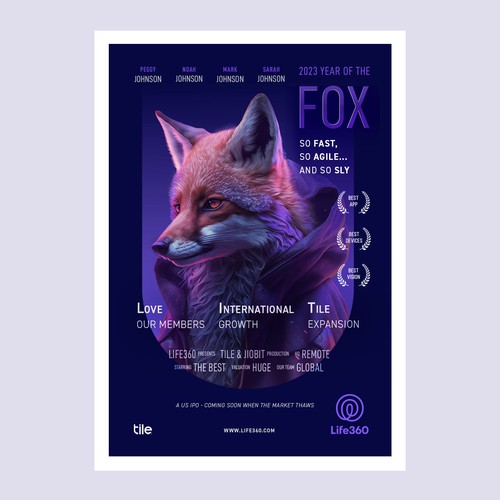Design di Life360 2023 Year of the Fox Poster di ashous™