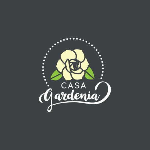 Casa Gardenia Logo Design by Divya Balu