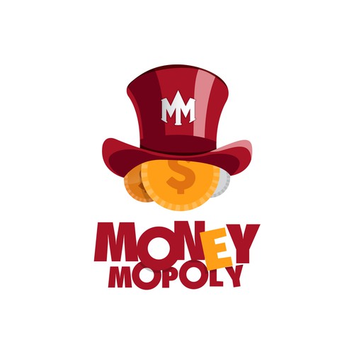 Minimalistic Logo for Make Money Online YouTube Channel "MoneyMopoly" Design by Nganue